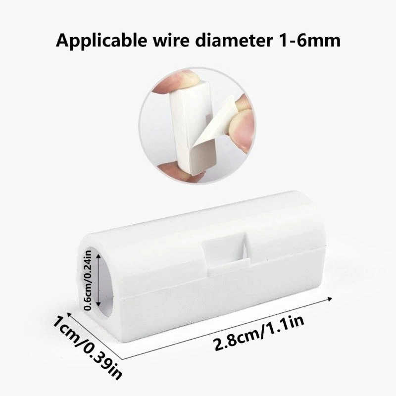 Q5WA 20pcs/16pcs منظمي الكابلات العصي الذاتي للبيئة المنزلية الأنيقة والآمنة