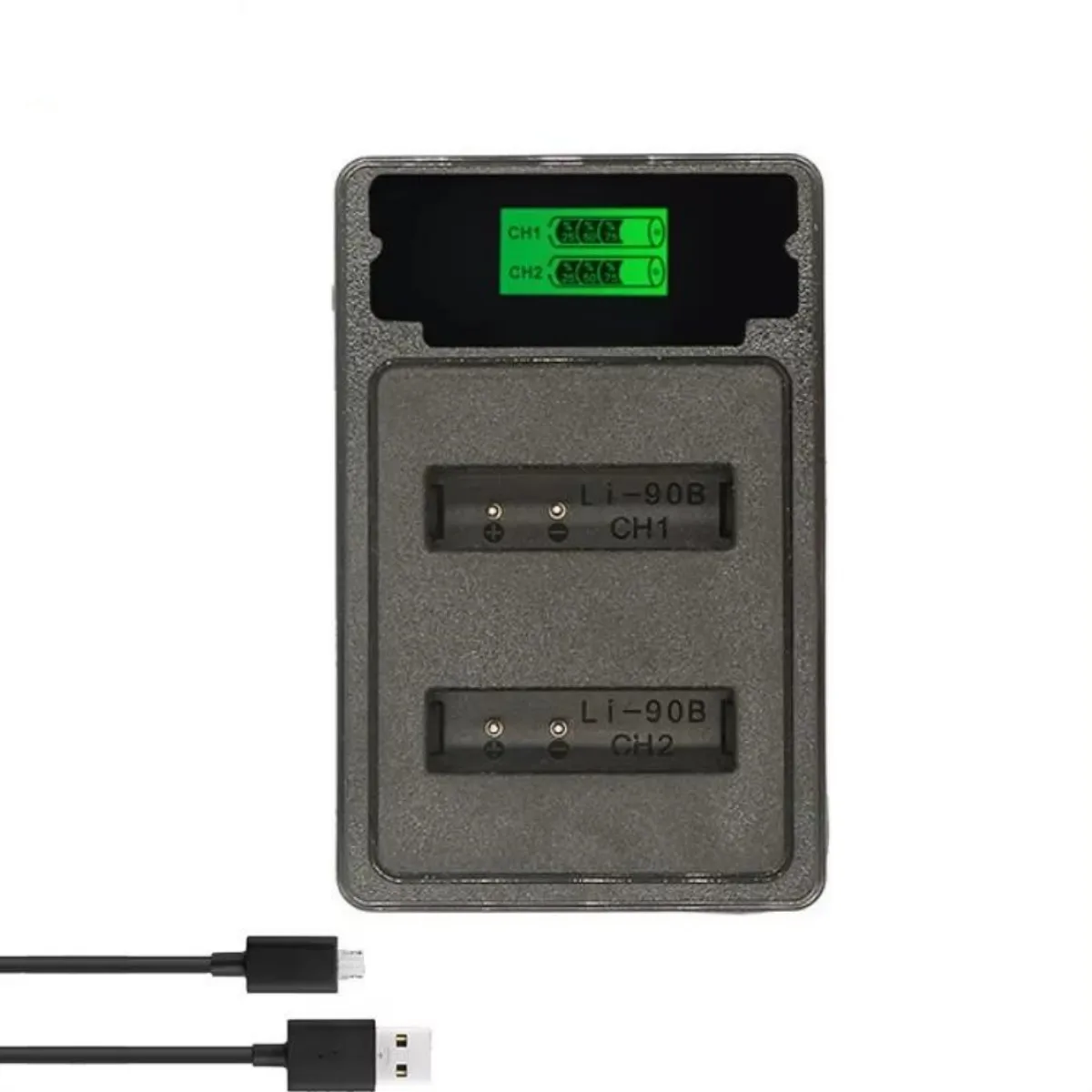 DB-110 Battery/ Dual Charger for Ricoh GRⅢ G900 WG-6 GR3 GRⅢ X GR3X Camera LI-90B