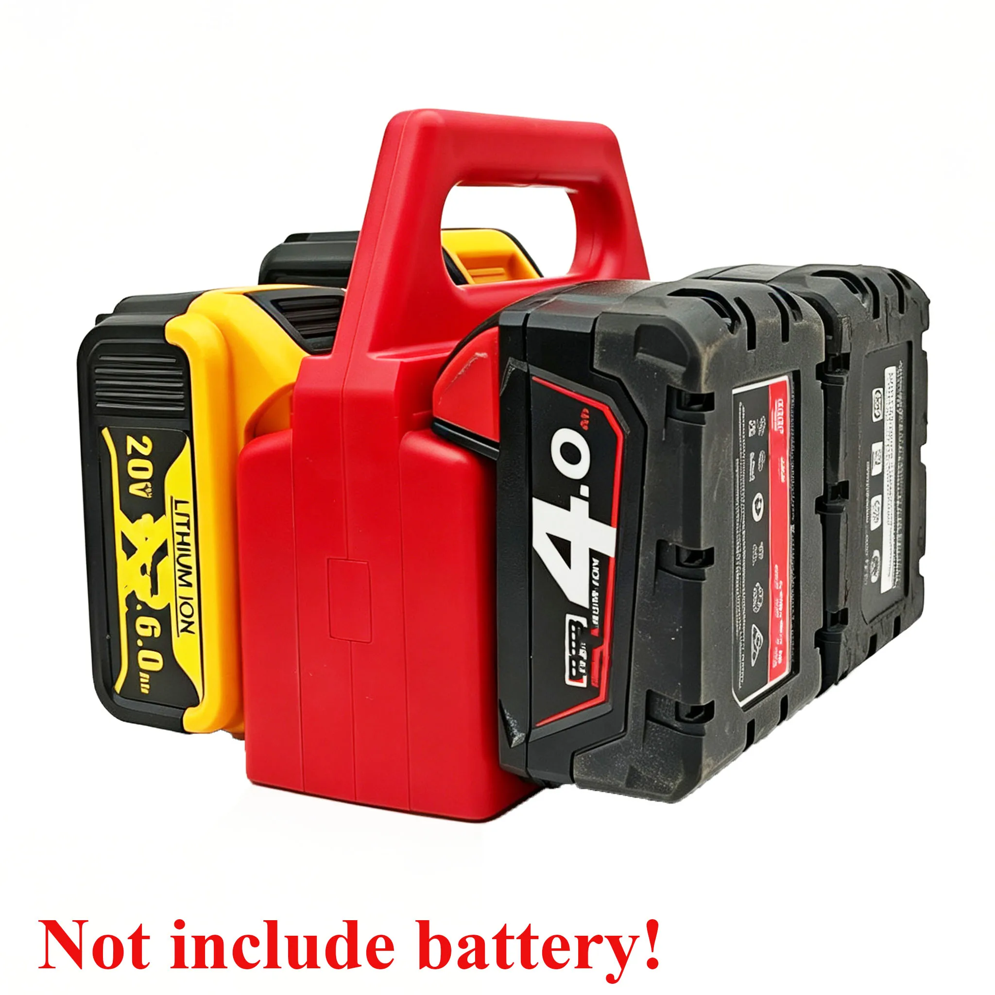 Lithium Ion Batteries Potable Holder Storage Bracket For Dewalt For Milwaukee For M18 For Makita For Bosch Li-ion Battery image 6