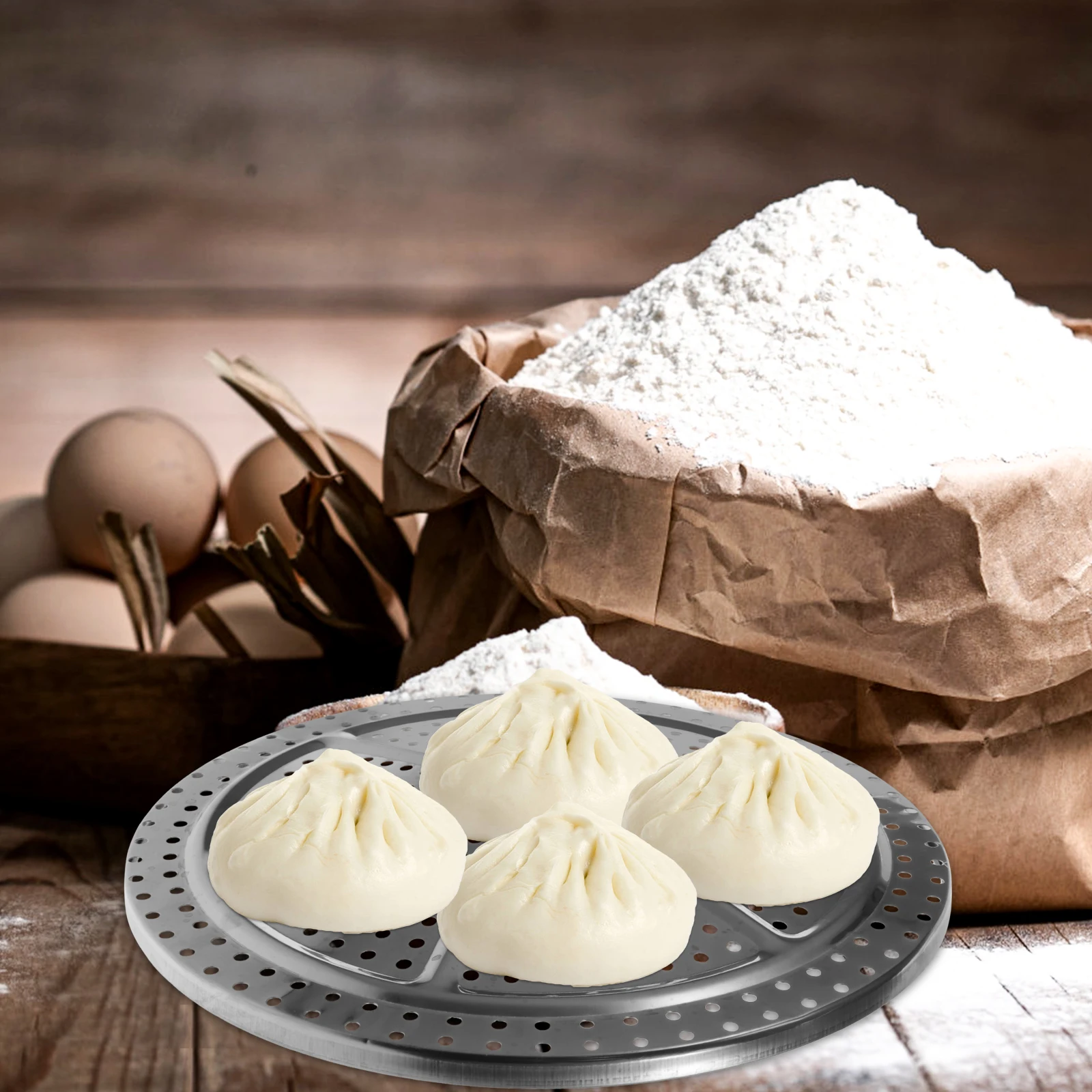 

Stainless Steel Rice Bucket Bottom Household Steamed Cask Base Multi-Function Kitchen Supplies Kitchen Supplies