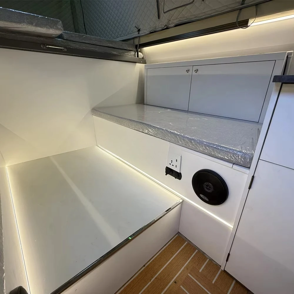 BD CLOUD Aluminum Pickup Camper Custom Fit for All Pickup Models Customizable Configuration
