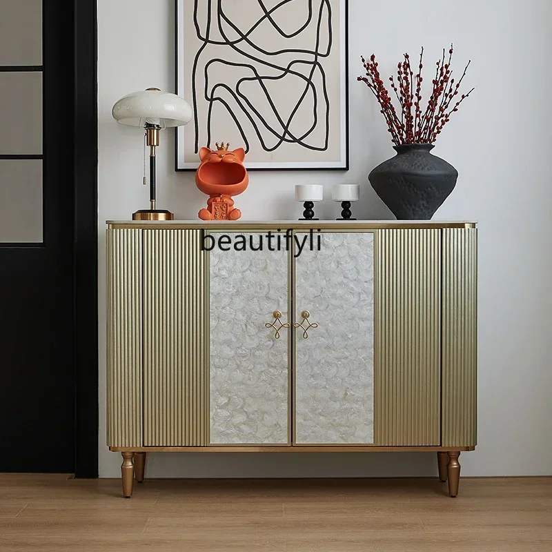 

Роскошный входной шкаф для обуви, современный простой обеденный боковой шкаф, украшение для гостиной, перегородка у стены