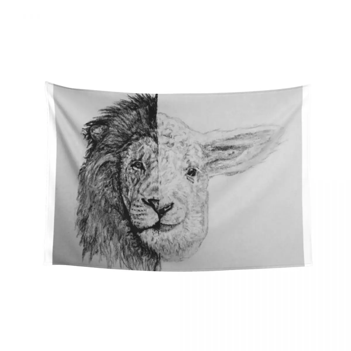 

The Lion and the Lamb Tapestry Wall Coverings Home Decorating Outdoor Decor Decorative Wall Tapestry
