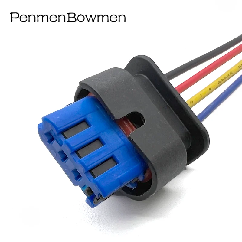 1 Set 4 Pin Auto Ignition Coil High Voltage Electrical Connectors Wire Harness Plug For 1-2296696-1 1-2203773-1