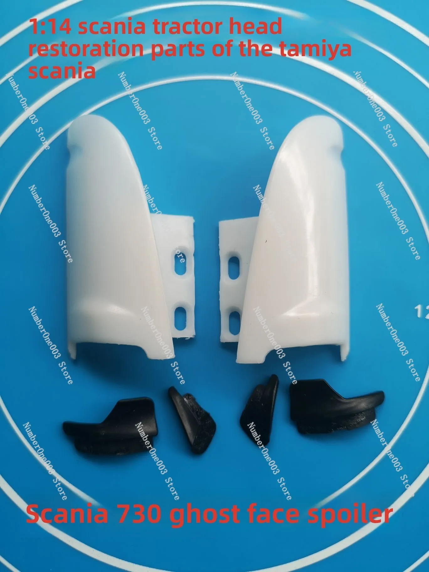 

1:14 Tamiya SCANIA R620 470 730 Truck Upgrade Spoiler Ghost Panel