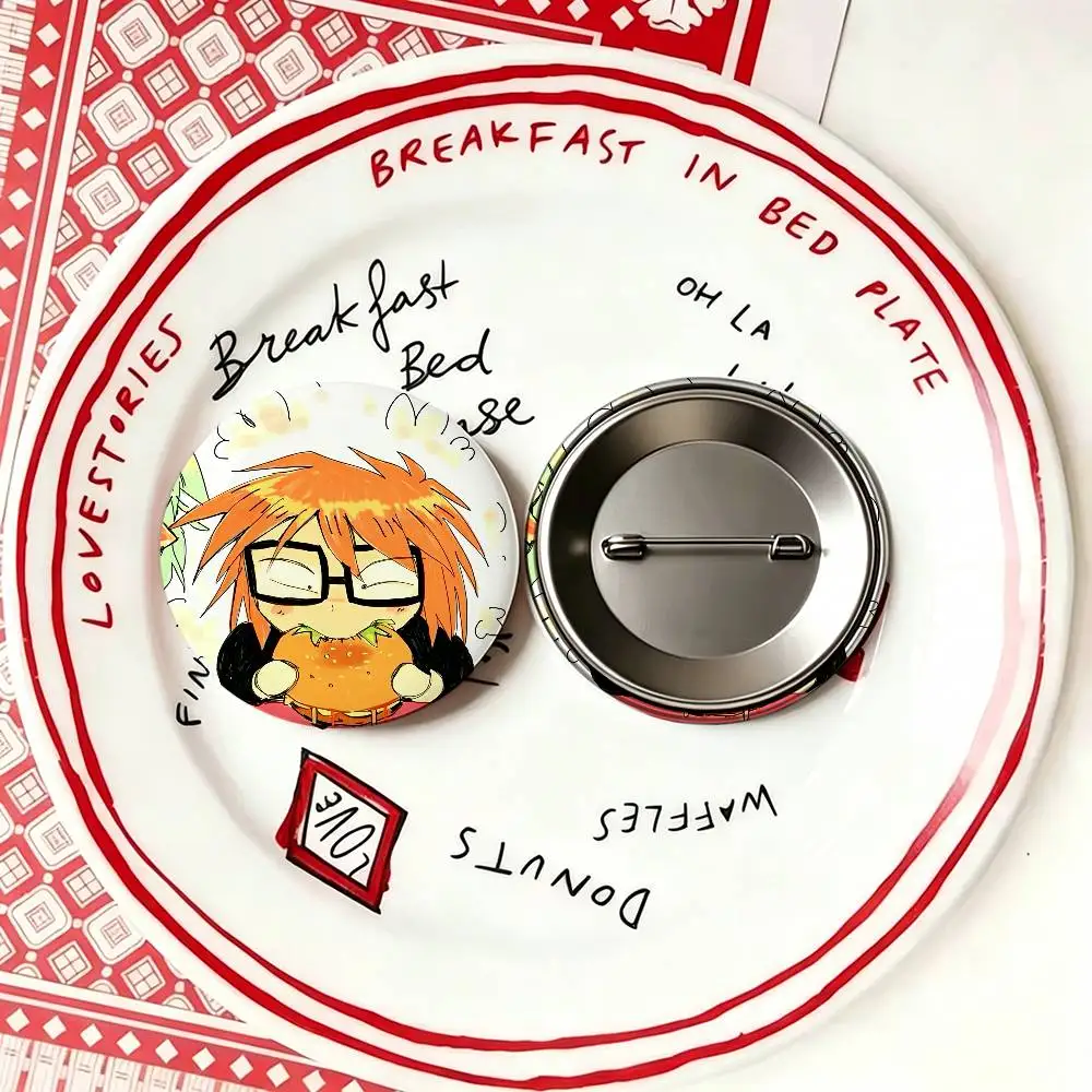 R-Ranfren Anime   Brooches Cartoon Badge Pins Backpack Hat Accessories Friend Gift