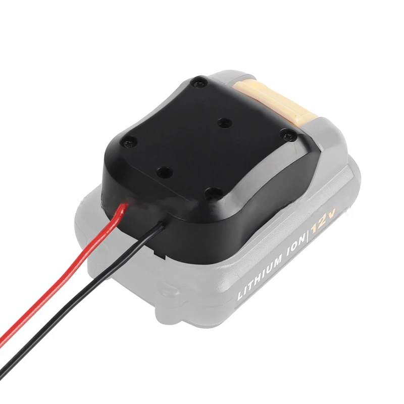 Imagem -02 - Adaptador de Saída da Bateria de Faça Você Mesmo do Conector de Alimentação da Doca da Bateria de Lítio Máximo de Dewalt 10.8v12v com 14 Fios de Awg