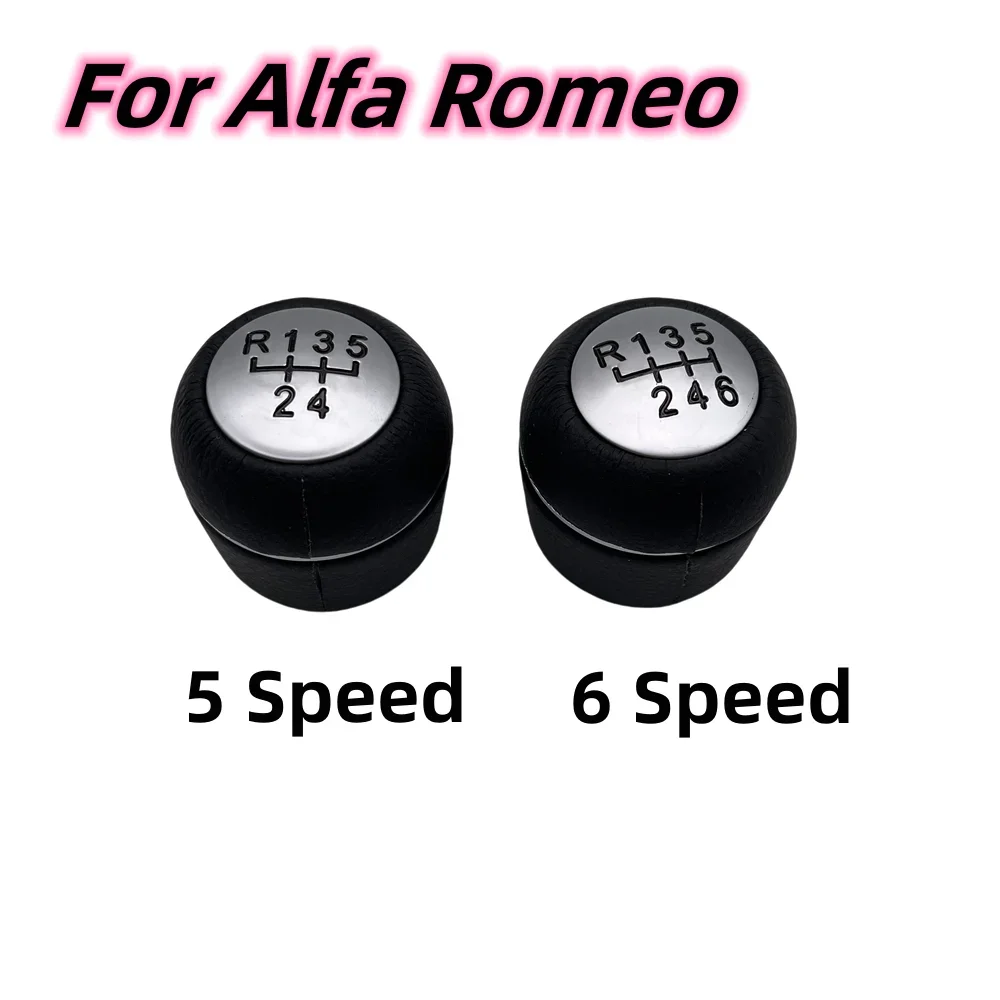 CAR Gear Shift Knob Lever Pen Handball 5/6 Speed Hand Speed Ball For Alfa Romeo 159 Sportwagon Brera 2005-2014 Spider 2005-2011