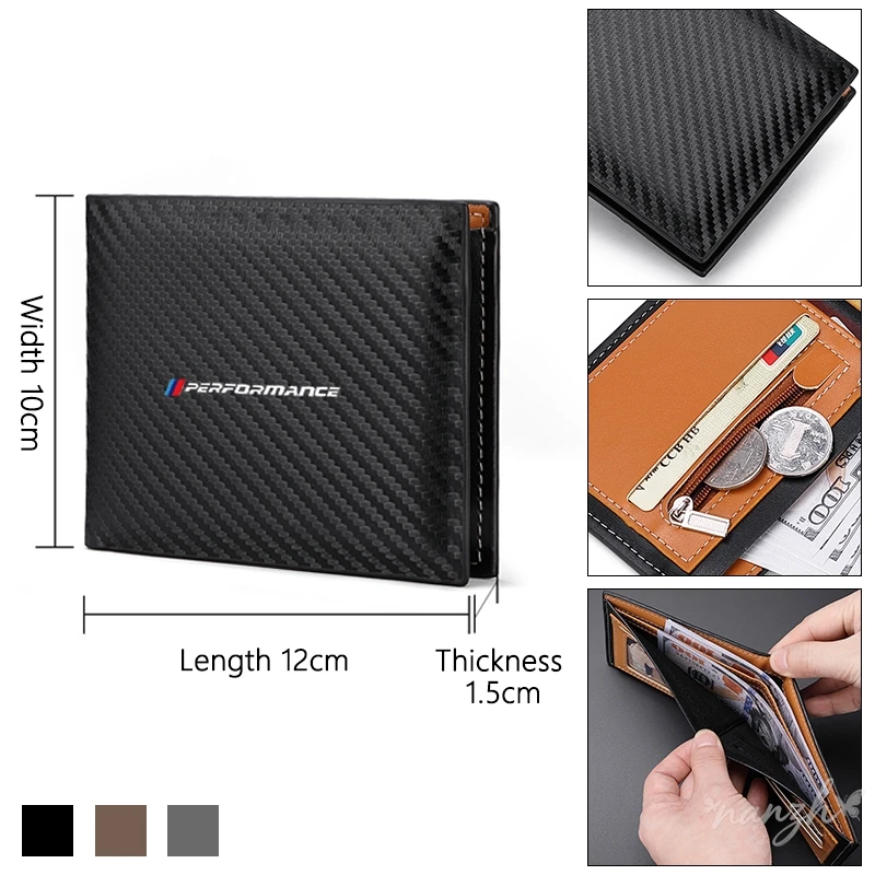Car Wallet ID Pass Bag Driver License Card Holder For BMW Performance G32 G01 G02 G05 G06 G07 G26 G23 G22 F40 F20 E39 Key Bag view 5