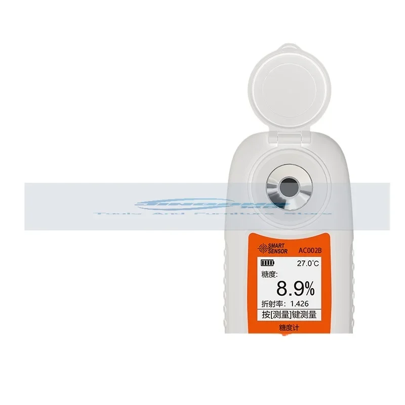 

Высокоточный измеритель сахара с цифровым дисплеем, прибор для измерения сладости фруктовых напитков, рефрактометр, измеритель концентрации сахара