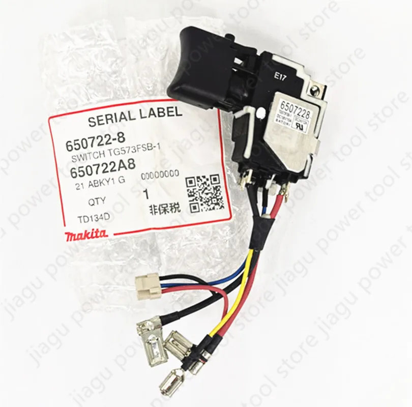 

Original Switch for Makita 650722-8 TD134DX2 DTD134 BTD134 BTD146 DTD146 BTD146Z BTD134Z TD134D 6507228 6502414 6507032