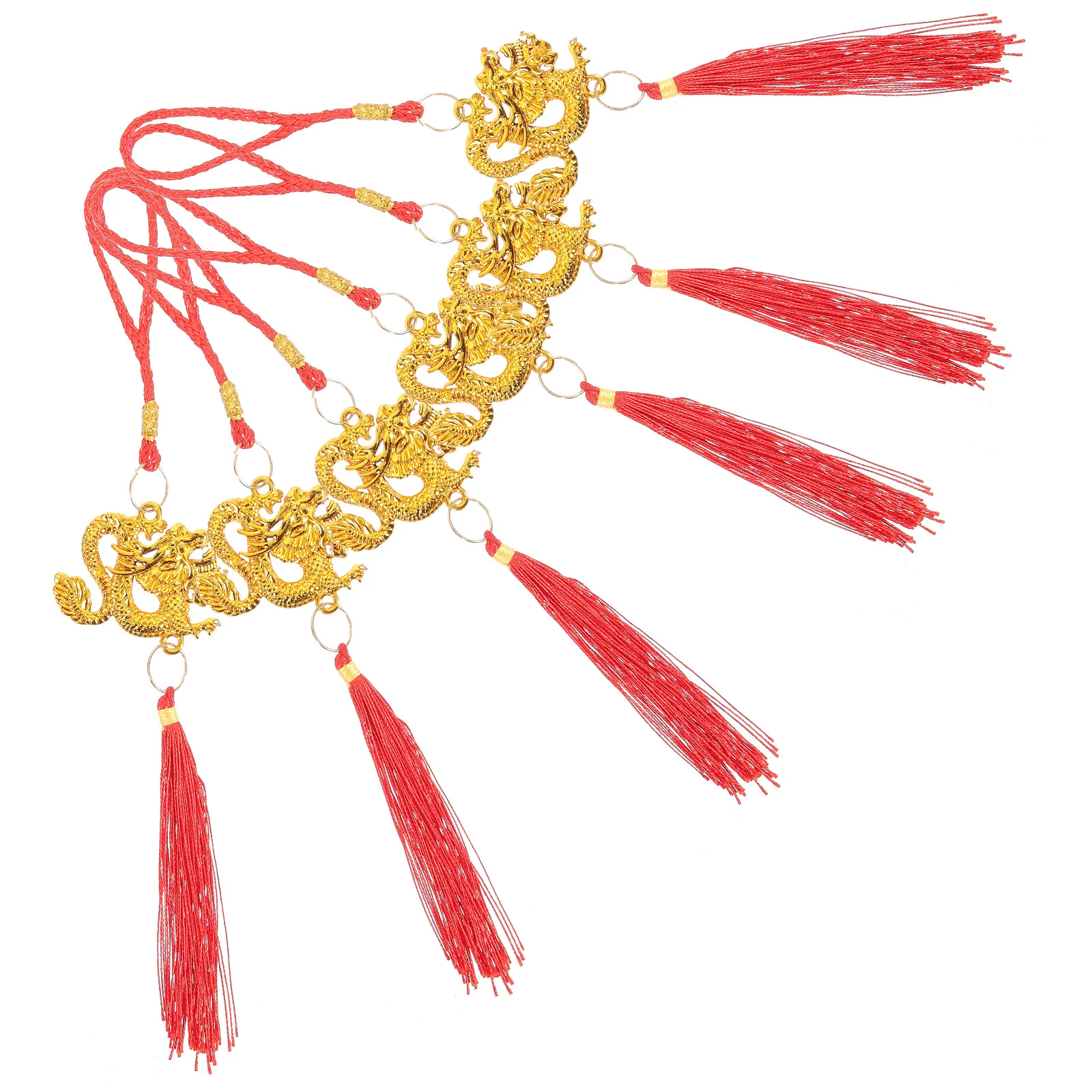 6 قطعة زخرفة التنين معلقة السنة الصينية الجديدة ديكور جدار الداخلية قلادة للعام الجديد ديكور مناسب المنزل مكتب مول 2024 #6