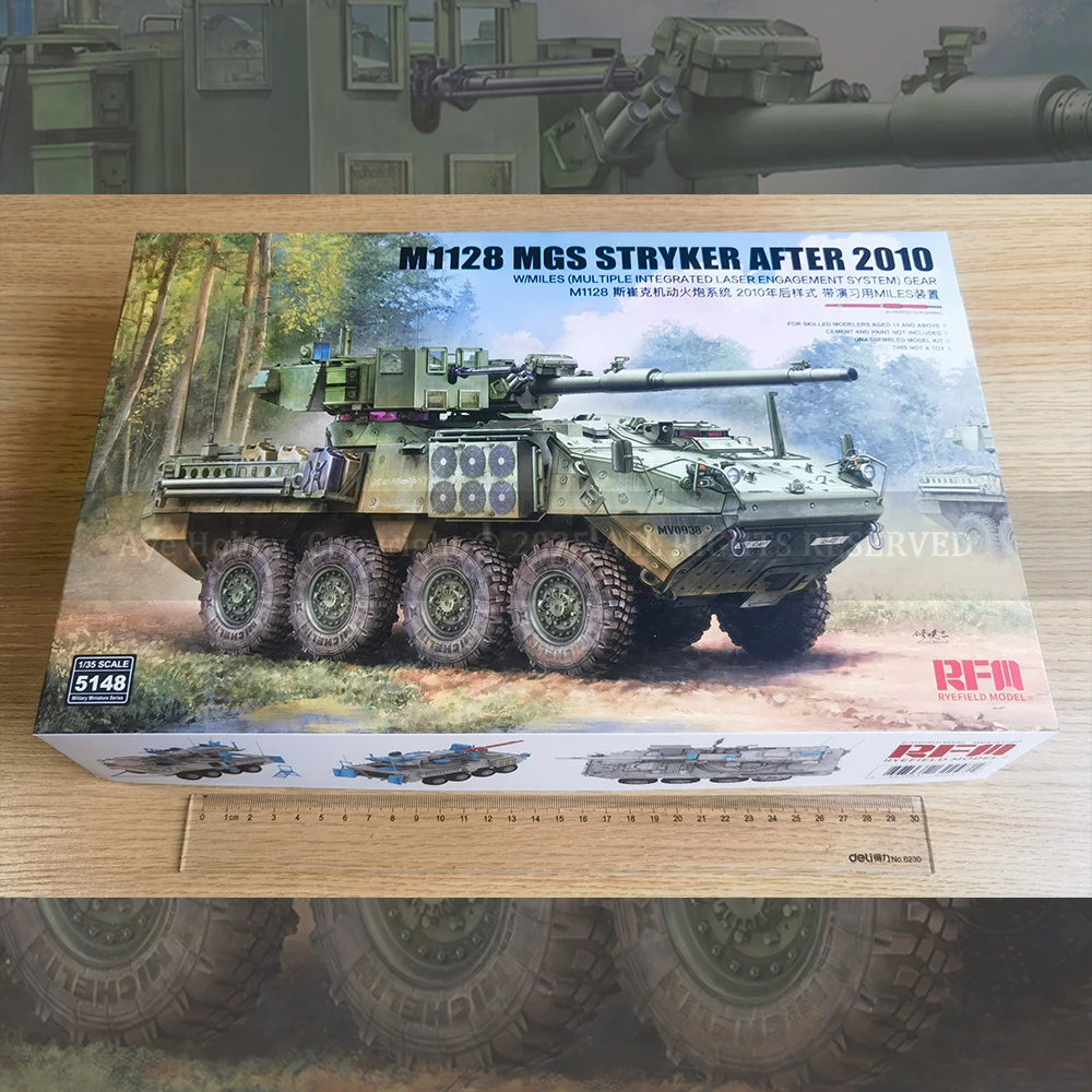 [نموذج رايفيلد] RFM RM-5148 1/35 M1128 MGS Stryker بعد 2010 (مجموعة نماذج بلاستيكية)