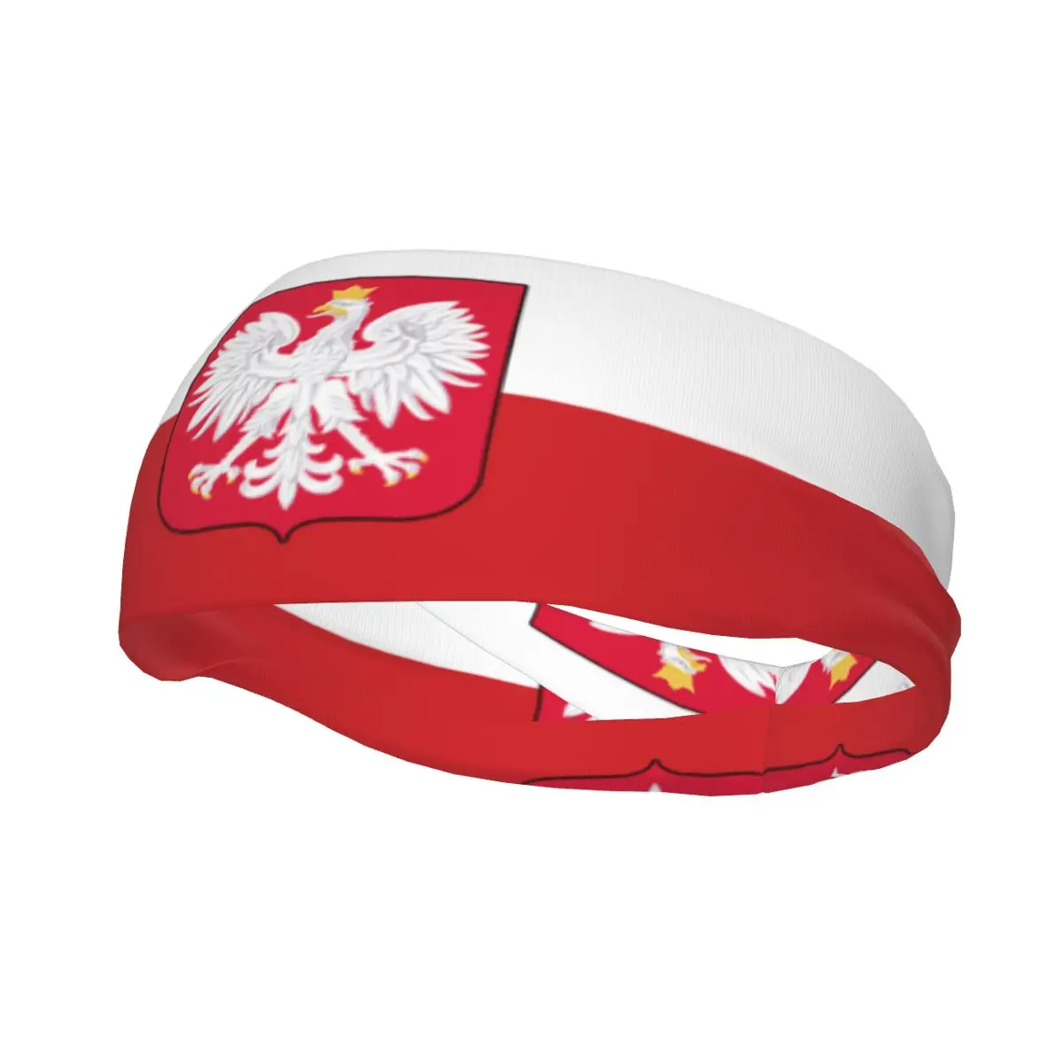 

Headband Poland Flag Headwrap Hairband for Tennis Gym Fitness Headwear Hair Accessories