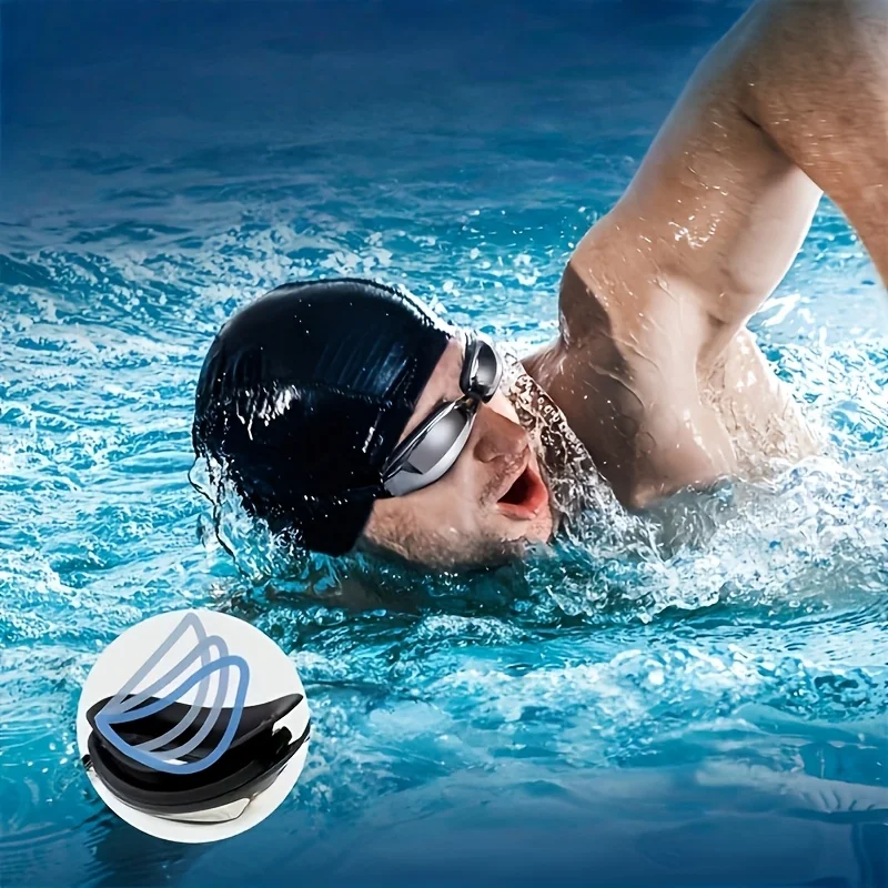 

Очки для плавания; подходят для плавания, водных видов спорта, дайвинга, аксессуары для плавания, регулируемая повязка на голову для плавания.