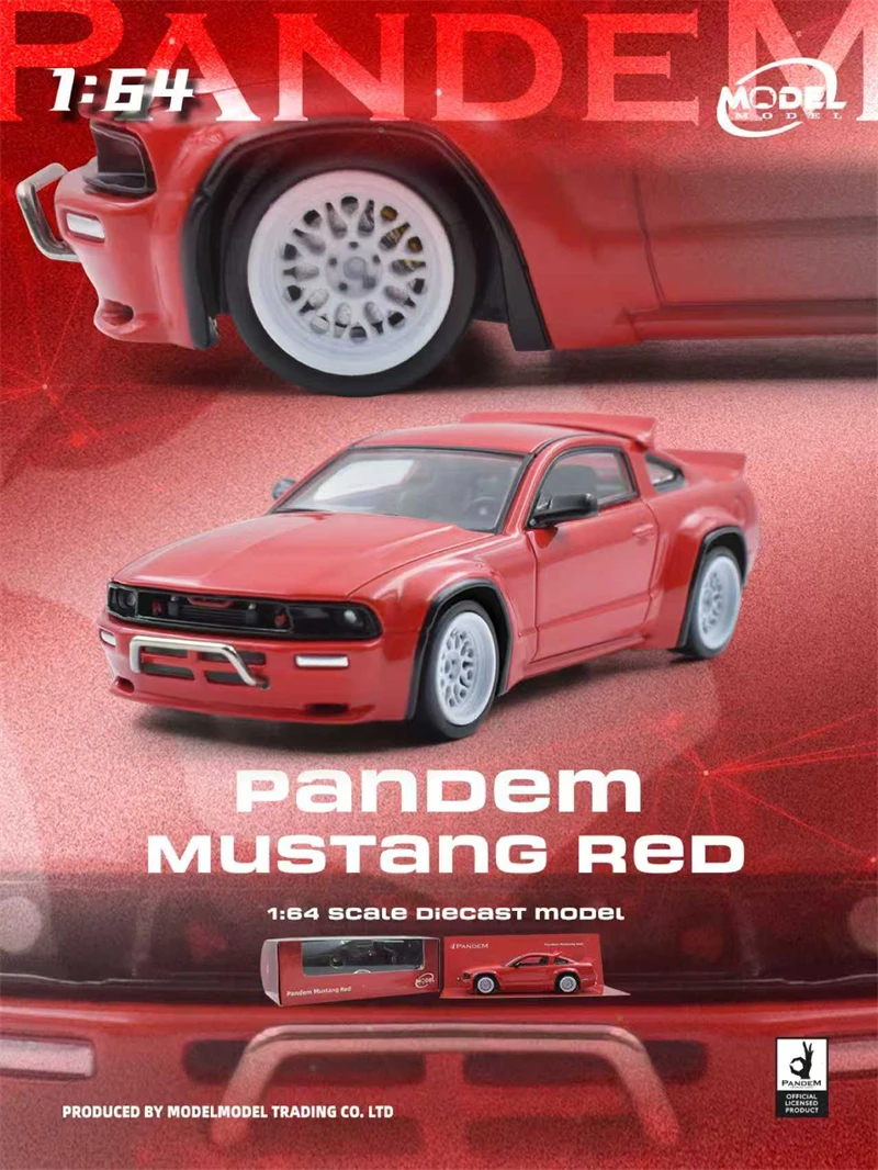 

(Предзаказ) 1:64 Модель коллекционной машины Pandem Mustang, литая под давлением
