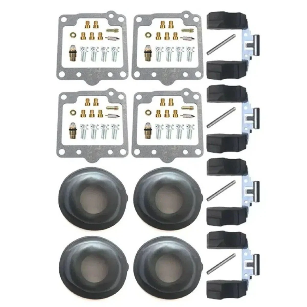 Carburetor Float Diaphragm Rebuild Kit For KZ1000 1000 Motorcycle 1991-2003