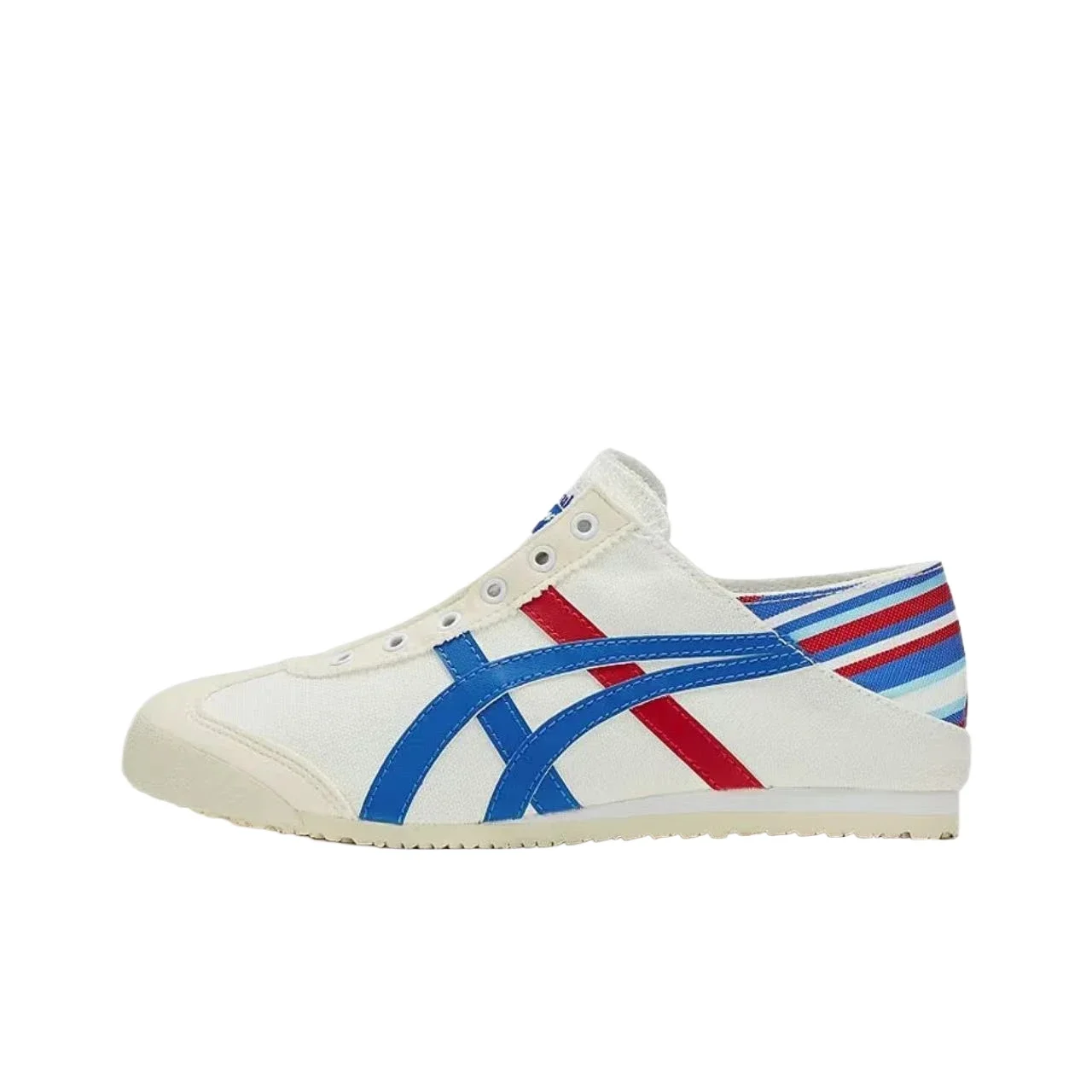 Asics Onitsuka Tiger MEXICO 66 Low Side Sneaker Women Men Blue Canvas Shoes