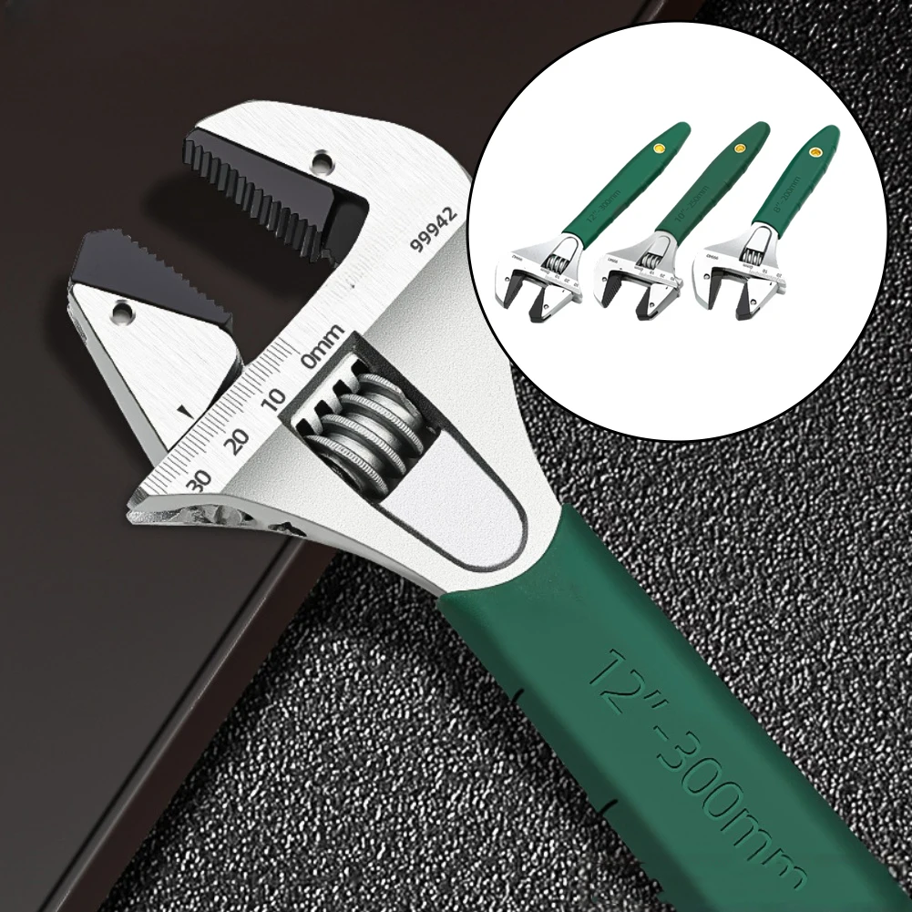 

Ratchet Wrench Versatile Adjustable Wrench With Ergonomic Grip Adjustable Wrench Living Wrench Large Opening Multifunctional