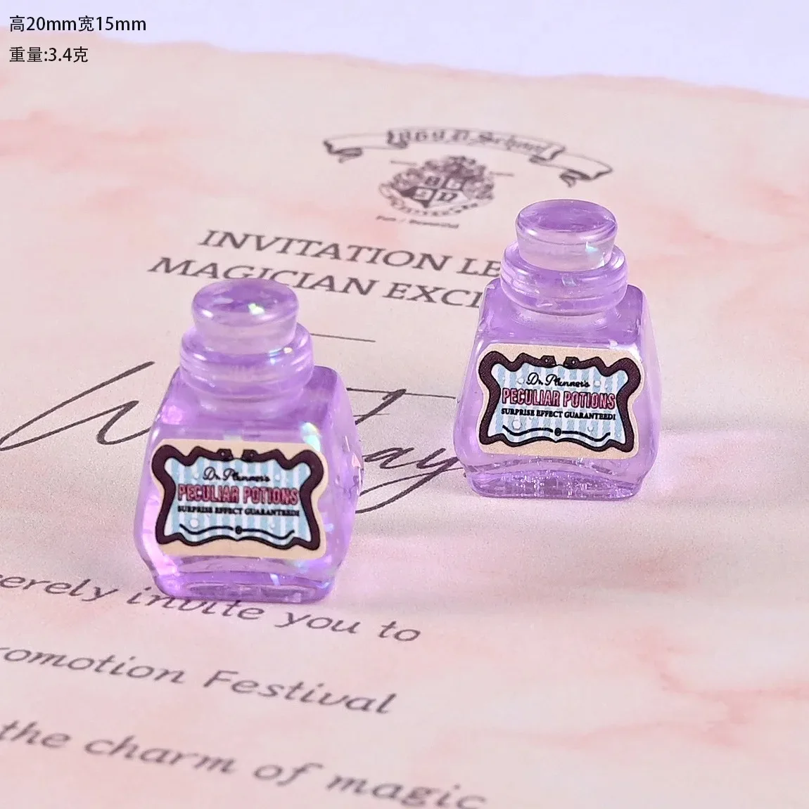 1:12 Dollhouse Miniature Magic Potion Bottles 10pcs Resin Retro Ornaments