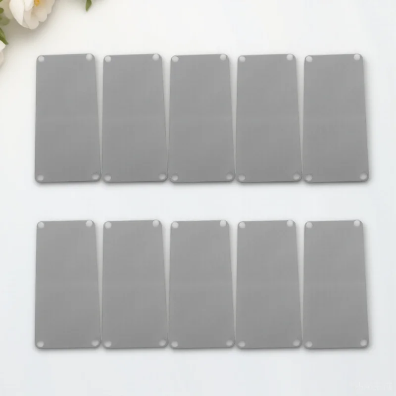 

10pcs Metal Sign Metal Sign Stainless Steel Multi function Name Plate DIY Door Engraving Tags Gifts