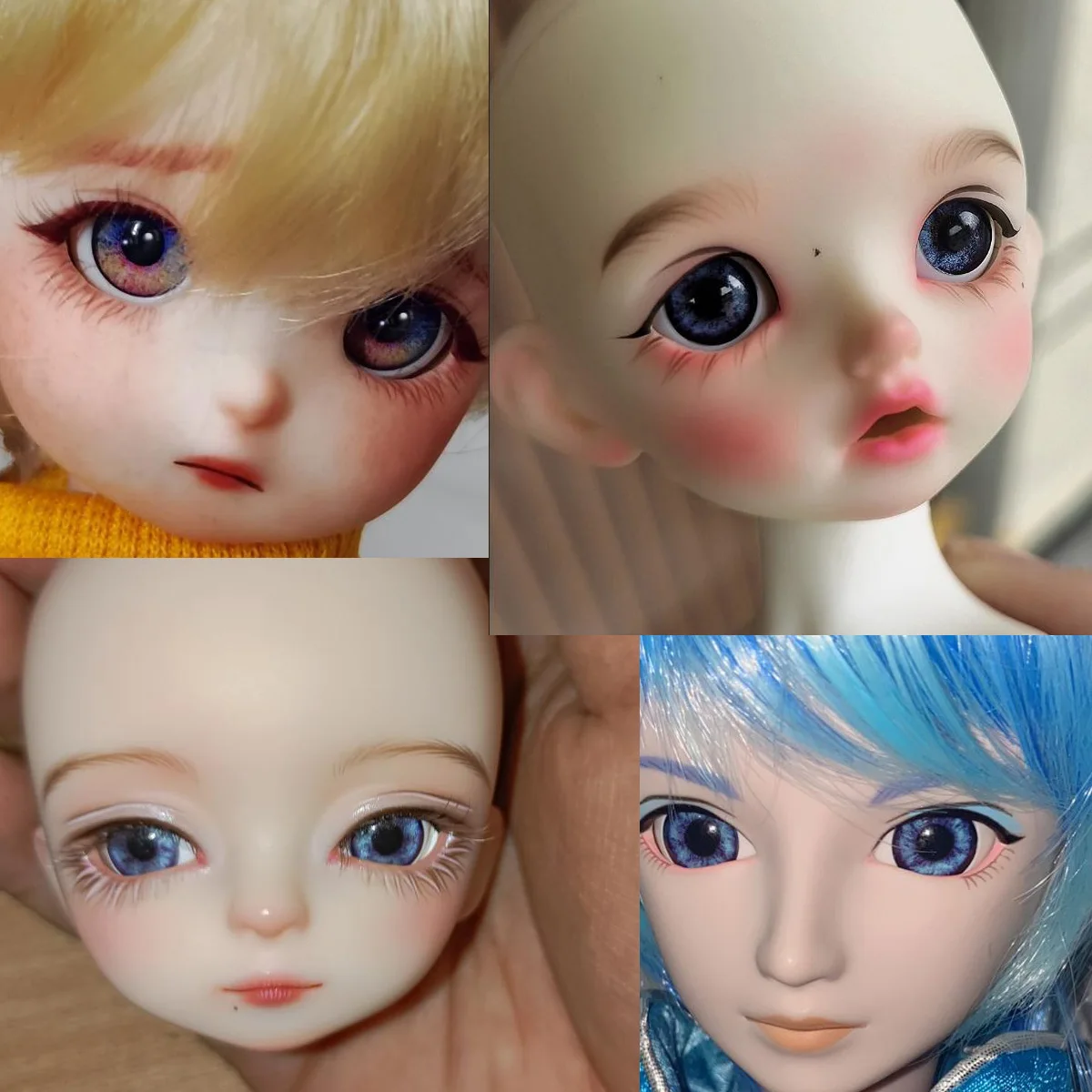 Doll Eyes Diameter 10/12/14/16/18 Mm for Bjd Doll Round Acrylic Eyeball Dress Up Girl Diy Toys Kid Gift Doll Accessories