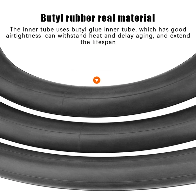 الأنبوب الداخلي لركوب الدراجات CST لطريق قابل للطي 14x1.90/2.125 412، مصنوع من مطاط البوتيل ويناسب إطارات 14x1.10 14x1.35