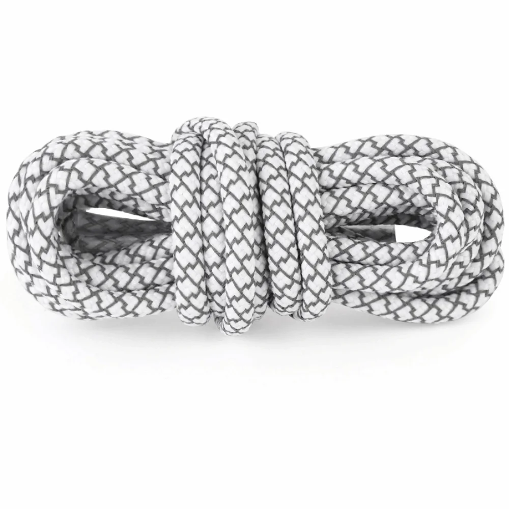 1Pair 100CM/140CM Reflective Sneaker Shoestrings Replace Colorful Shoe Laces Polyester Round Shoe Rope Shoes Accessories