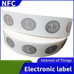 10/50pcs Ntag215 NFC Tag 13.56MHz ISO14443A Sticker Wet Inlay Ntag 215 NFC Phone Available RFID Tags Stickers Adhesive Label