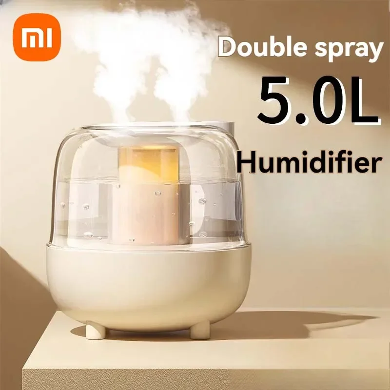 

5L large capacity humidifier usb double fog spray low noise home bedroom office night light essential oil diffuser Fragrance