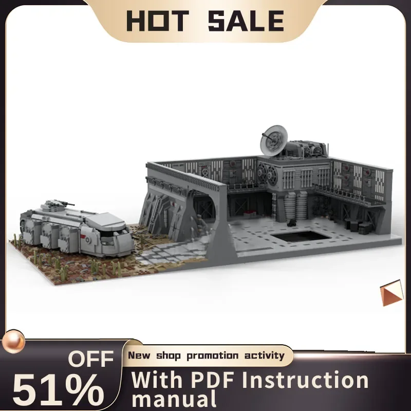 

Новинка, 4386 шт., знаменитая звезда, боевой фильм Moc Bunker Base, стереоскопическая модель, головоломка на заказ, сделай сам, креативные идеи, детская игрушка, подарок на день рождения