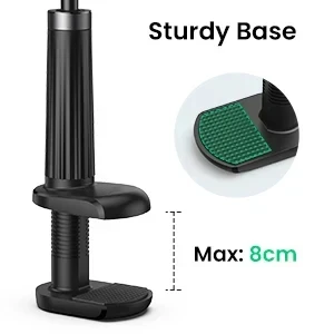 90 cm Telefonhalter Ständer Lazy Bracket Kopfstütze Bett 360 Flexible lange Arme Klemmhalterung für iPhone Samsung und 3,5 ~ 6,7 Zoll Gerät – Detail 10