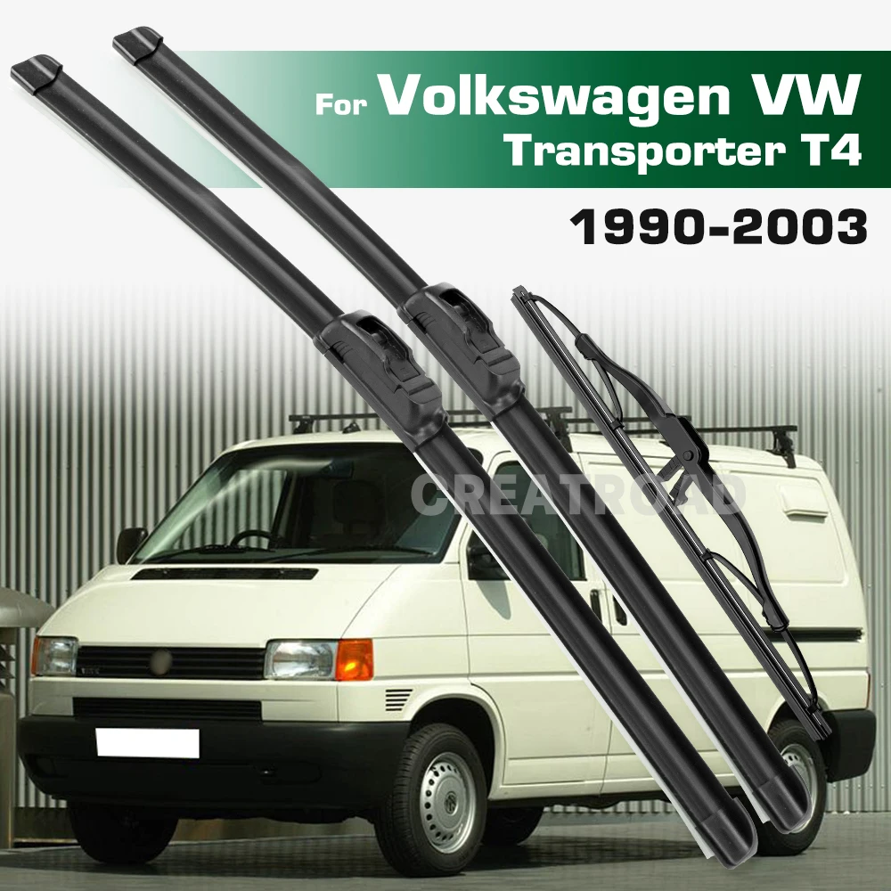 

GREATROAD Стеклоочиститель с левым и правым рулем, набор передних и задних щеток стеклоочистителя для VW Transporter T4 1990-2003, щетки для лобового стекла, окон