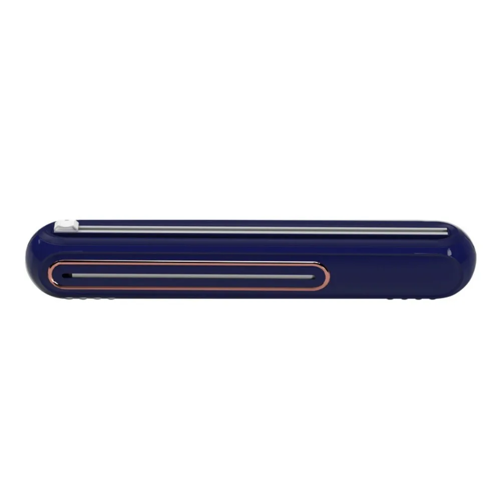 Wall-mounted Magnetic Cling Film Cutting Box with Suction Cup Refillable Film Wrap Dispenser Space-saving Viewable Window