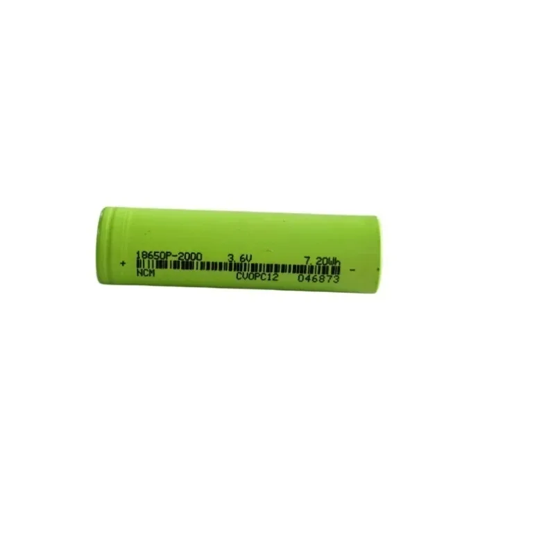 Rechargeable 18650 NCM Battery 3.6V 2000mAh Suitable for Flashlights, Power Drills, Bluetooth Speakers, RC Toys