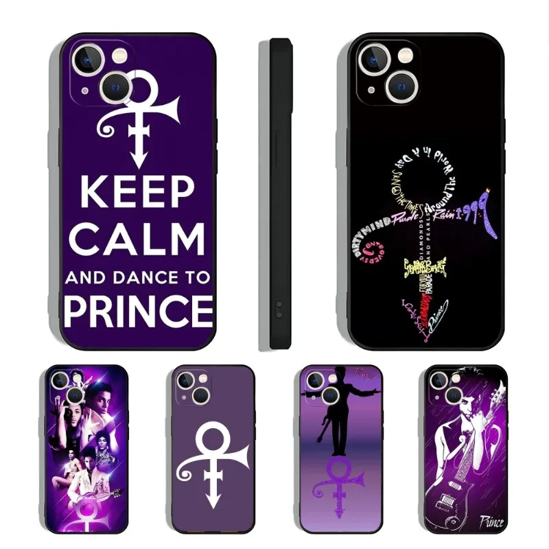 Pop Singer Prince Rogers Nelson Design Phone Case For Iphone 14 13 Pro Max 12 11 Xr X Xs Mini 6 7 8 Plus Se 2022 2020 Soft