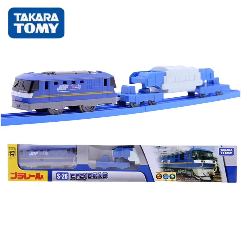 AKARA TOMY Pule Road Shinkansen bala trem S-26 Momotaro caminhão-máquina, eixo de compressão de liga modelo de carro de simulação em miniatura