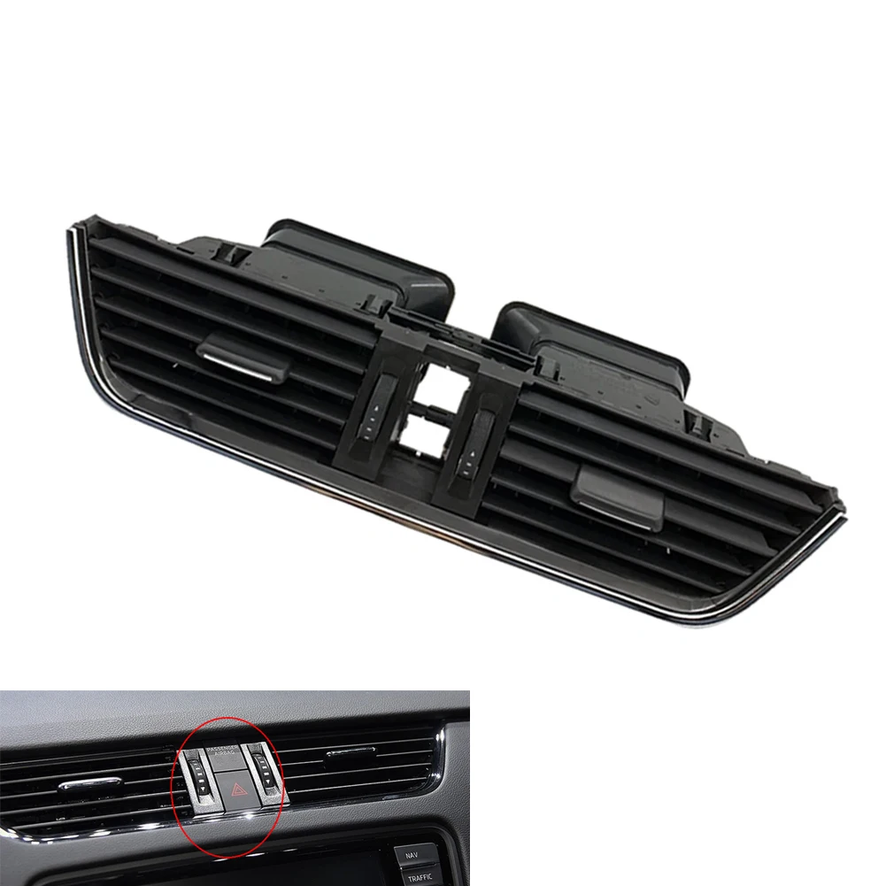 Front Central Air Outlet Car Interior HVAC Vent Cover AC Vent Grille Front Central Position No Programming Required