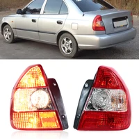 Para Hyundai Accent 2001 2002 2003 2004 luz trasera de coche luces de freno de parada trasera lámpara luz de freno lámpara de señal de giro luz de freno