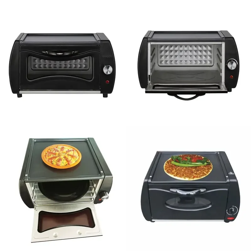 Multifunctional mini oven, mechanically controlled overheat protection, toaster, oven