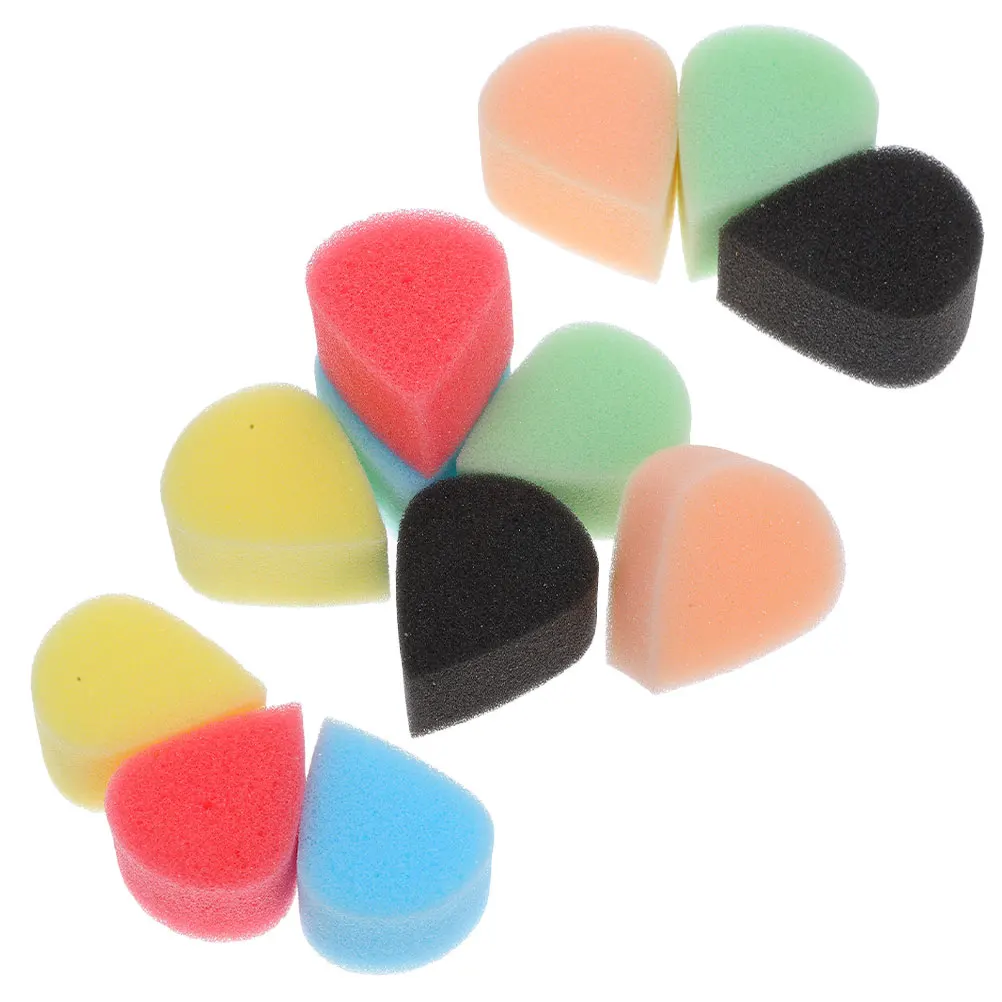 

48Pcs Face Paint Sponges High Density Teardrop Shape for Body Face Painting Accessories Party Festival Art Tools