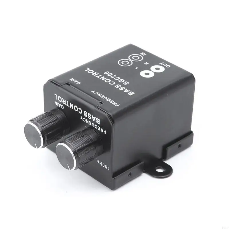 F1CF Car Regulator Amplifier Bass Subwoofer Stereo Controller 4 RCA