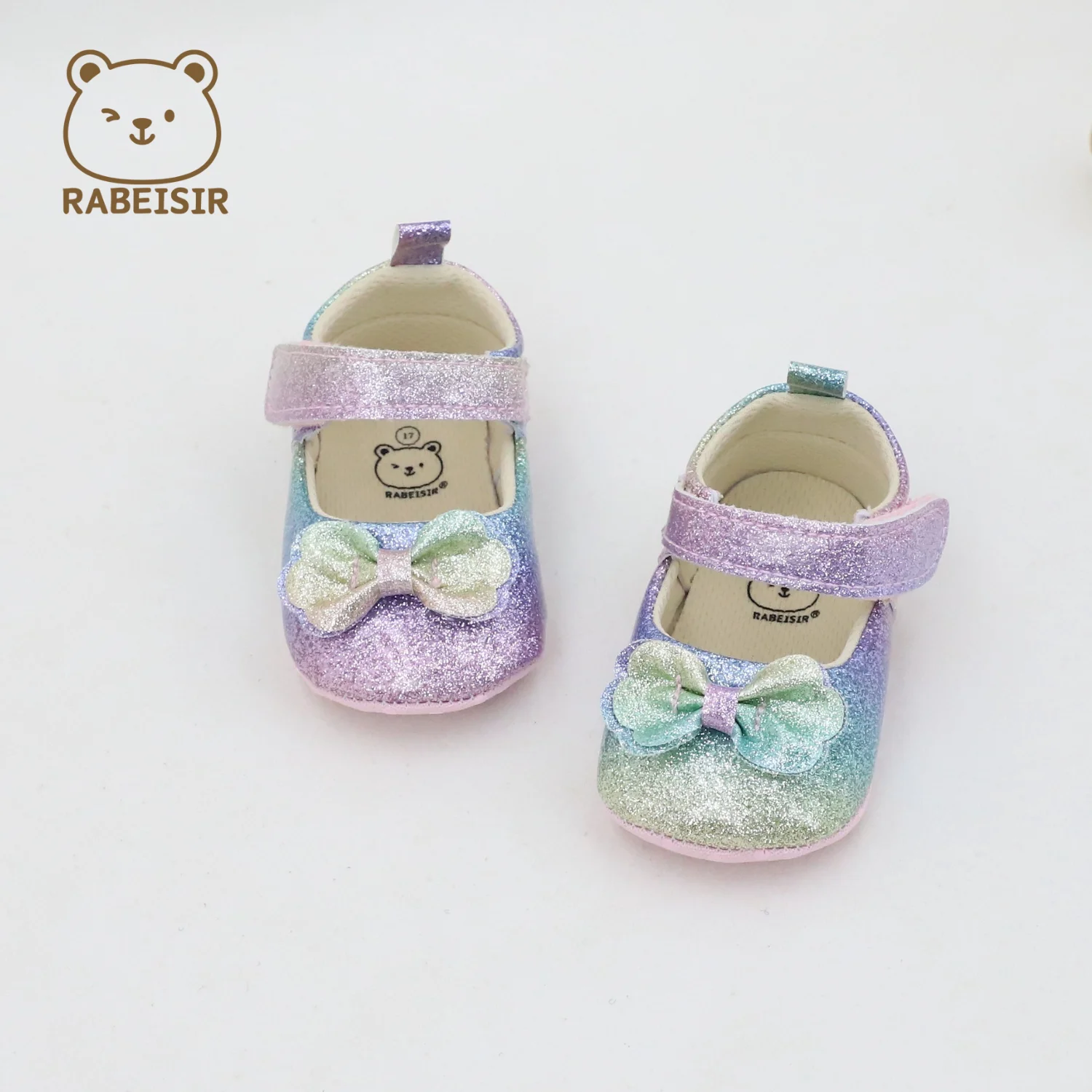 

Spring and Autumn Baby Step Shoes, Anti-Slip and Breathable, 0-1 and a Half Year Old Girl Baby Princess Shoes, Birthday Wedding