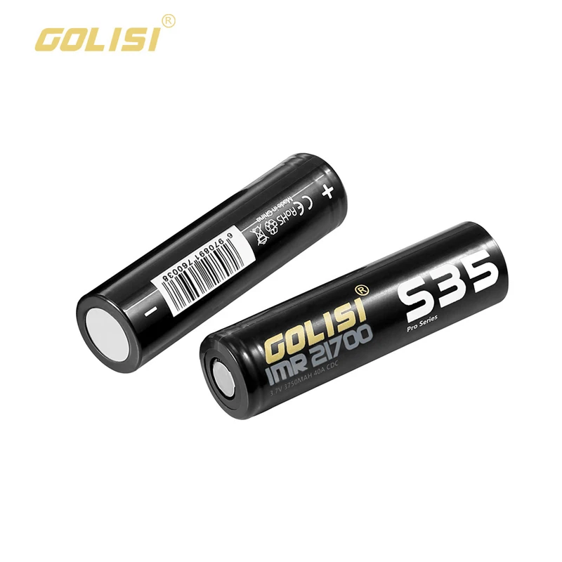 1-10pcs originale GOLISI S35 21700 batteria al litio ricaricabile 3750mAh 30A scarica continua per torcia del giocatore di gioco