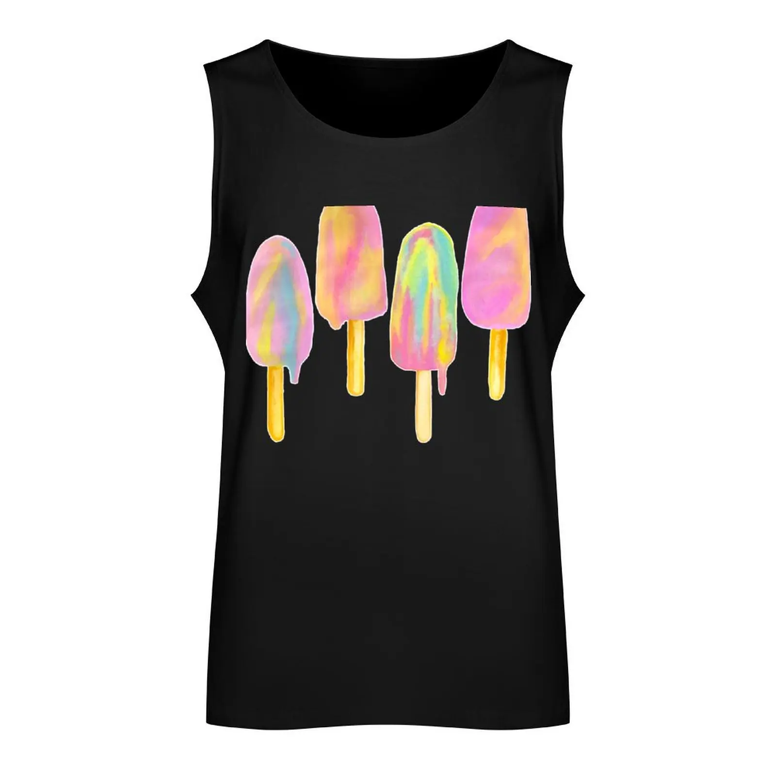 Rainbow Paddlepop - By Merrin Dorothy Tank Top sleeveless jackets anime top T-shirt men