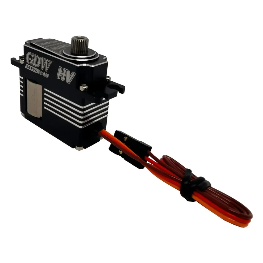 DS596MG – servomoteur numérique sans noyau, engrenage en acier HV GDW 15kg 0.085s, couple élevé pour Robot à voilure fixe 70E, coque métallique RC, avion RC