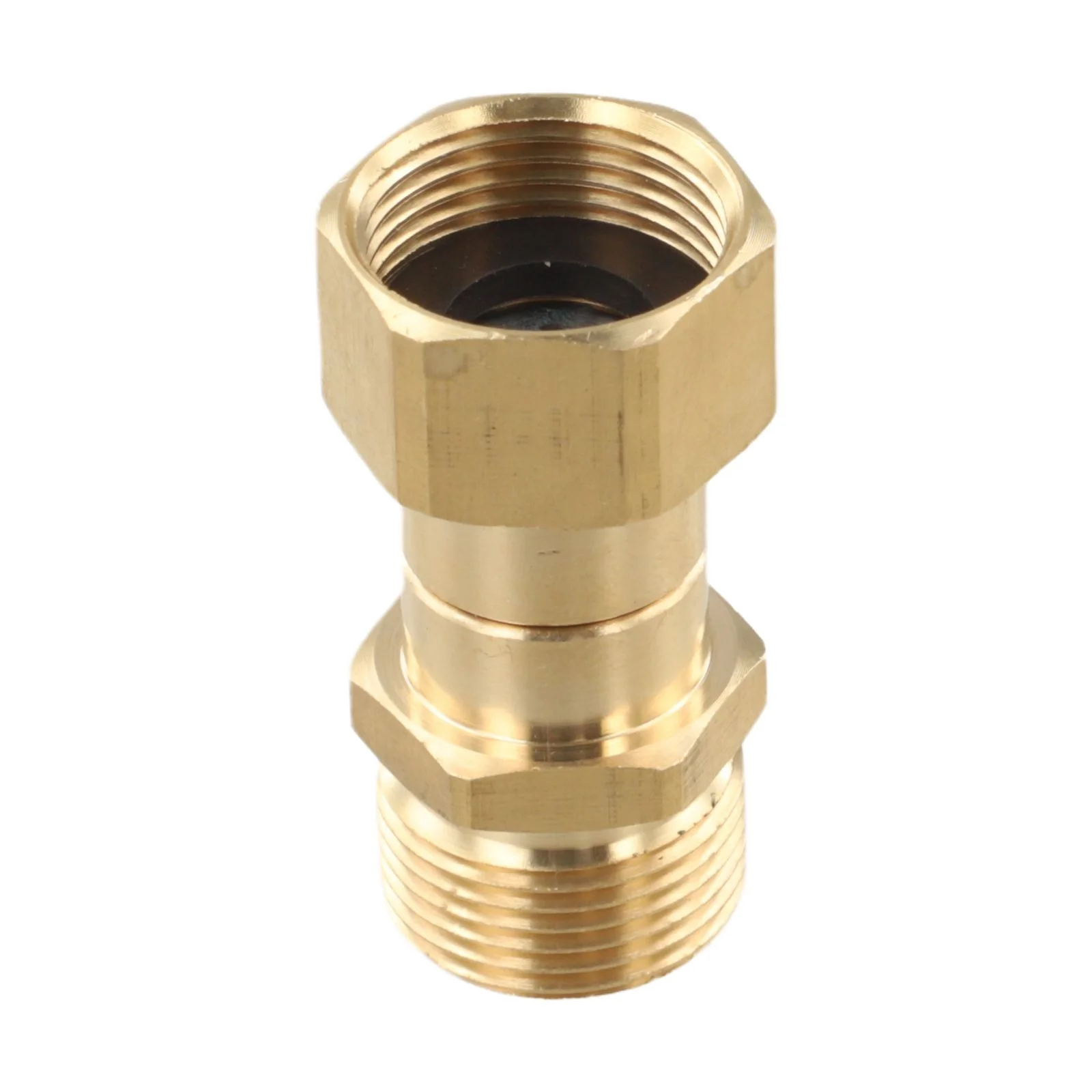 Pressure Washer Hose Fitting M22 15mm Thread Swivel Joint Connector with Male and Female Couplers for Easy Hose Management