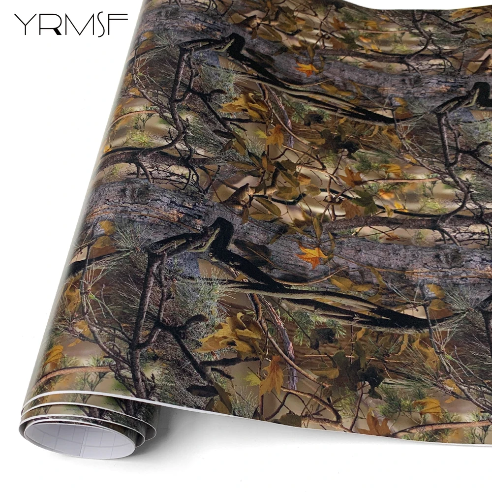 

Автомобильная наклейка, виниловая пленка, без пузырьков, листья, защитная пленка для автомобиля, деревья, камуфляж, лесной автомобильный винил для мотоциклов, аксессуары
