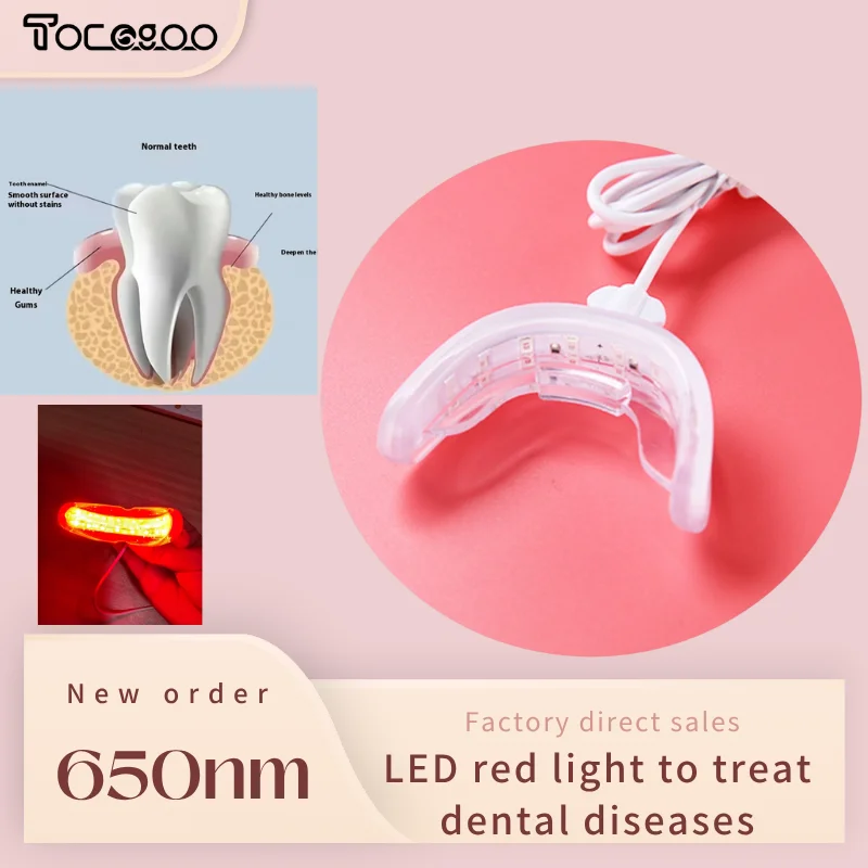 

USB interface portable treatment, painless and no side effects, LED red light treatment, tooth pain, oral damage