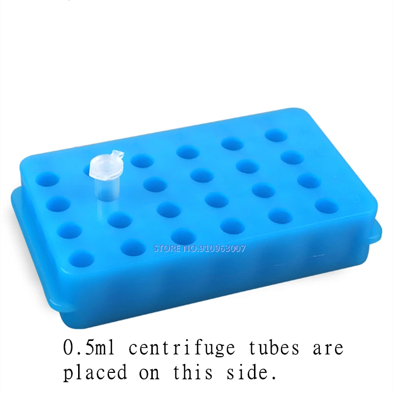 1 pces 24/32/60/80/96 furos duplo-face plástico centrífugo tubo rack laboratório pcr/ep tubo titular 0.5/1.5/2ml tubo centrífugo prateleira